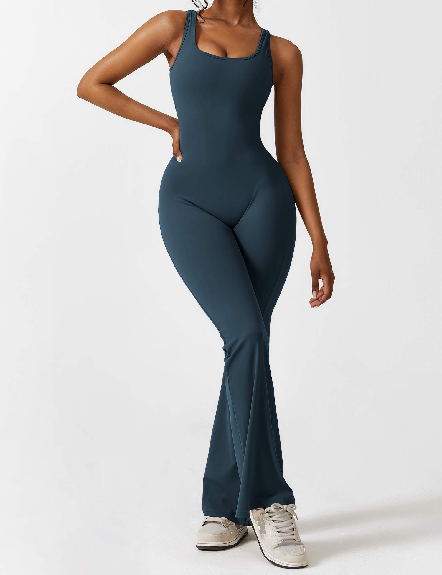 The Beauty V-Back Jumpsuit