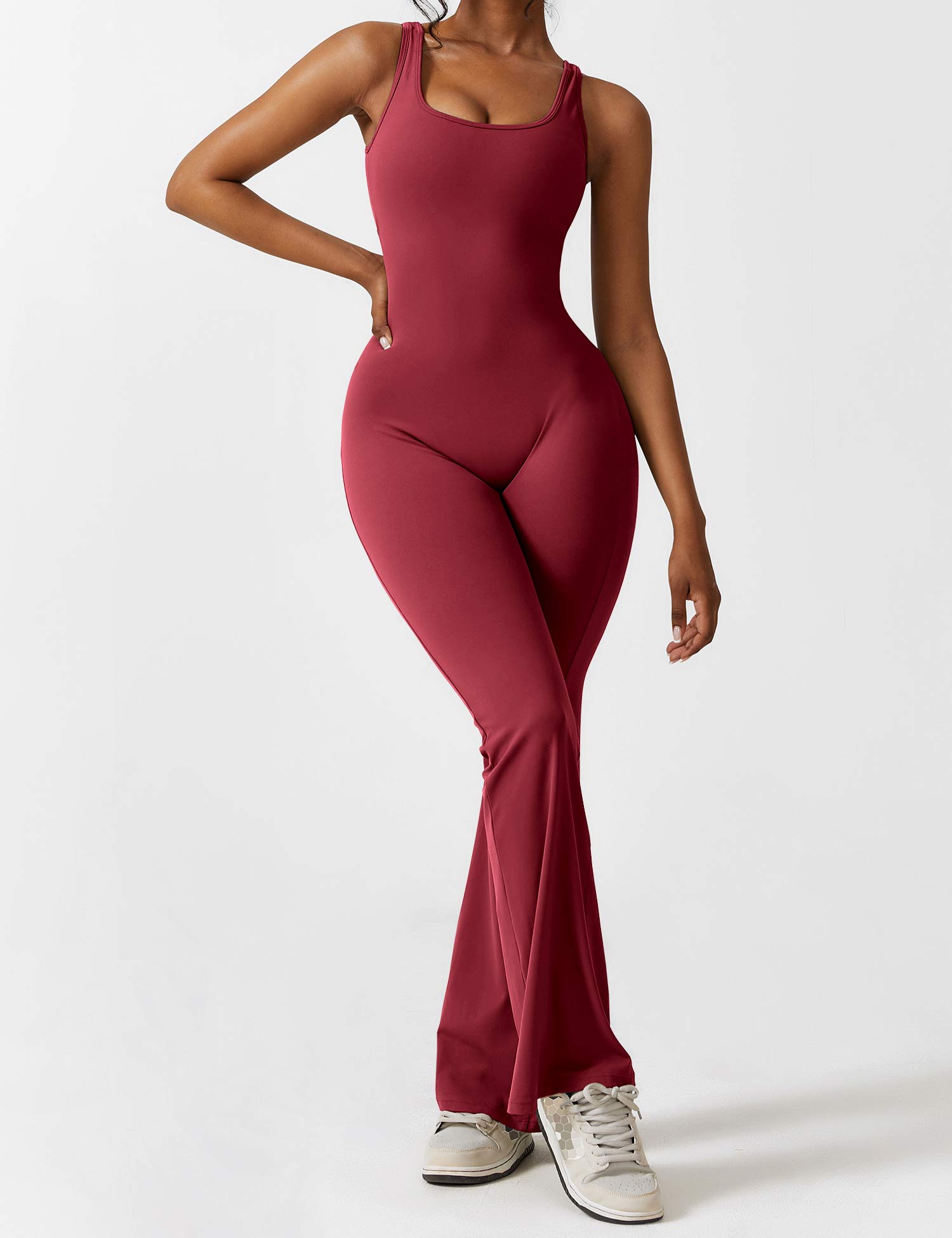 The Beauty V-Back Jumpsuit